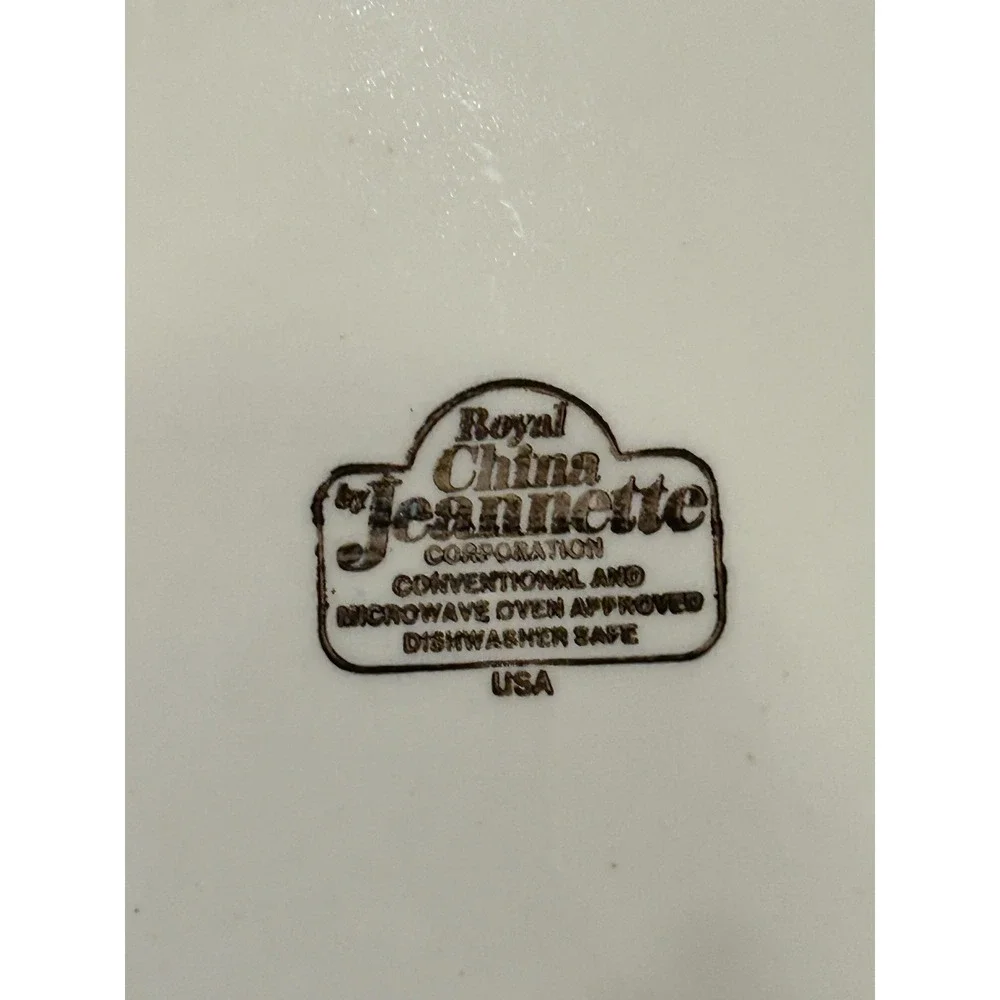 Royal China / Jeannette CHEESE CAKE Plate‎ UNUSED - USA